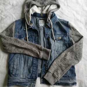 Billabong Distress Hoodie and Jeans Vest